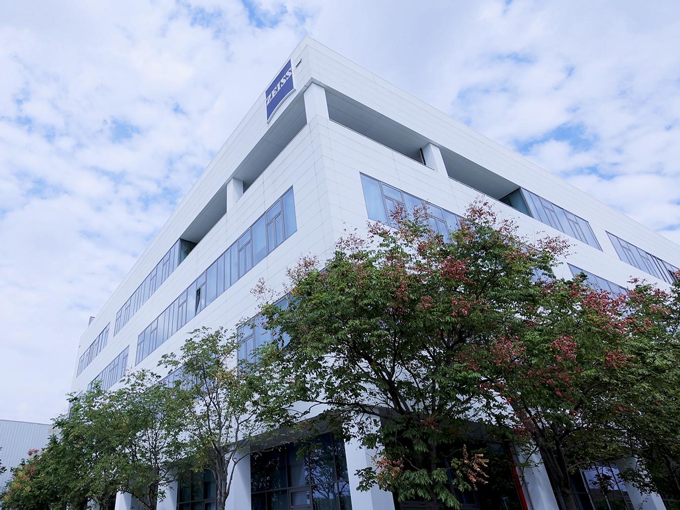 Birdview of ZEISS building in Shanghai