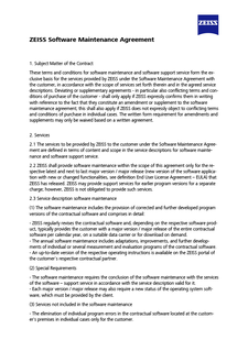 Software Maintenance Agreement的预览图像