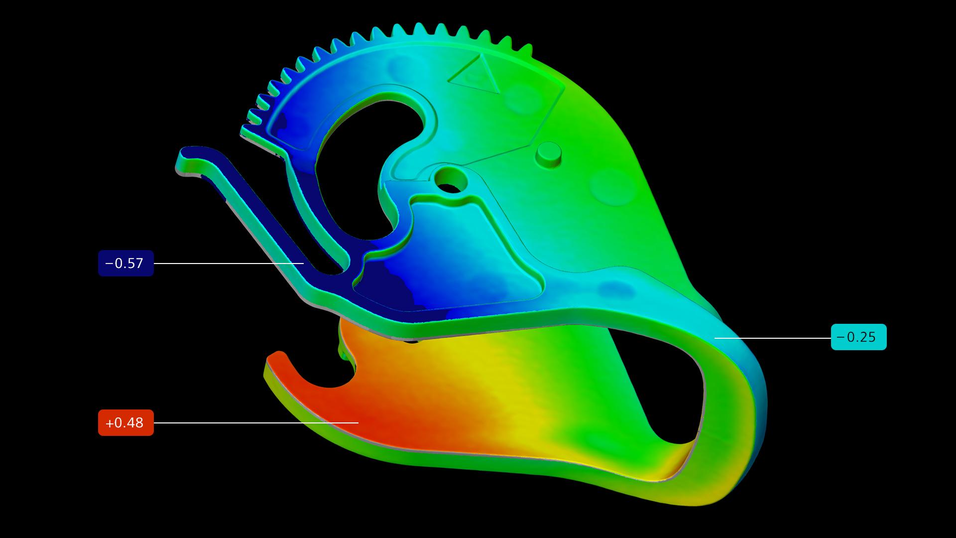 在ZEISS INSPECT X-Ray中进行标称-实际比较