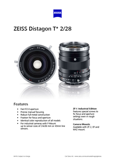 ZEISS Distagon T* 2/28的预览图像