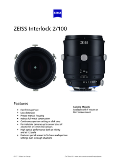 ZEISS Interlock 2/100的预览图像