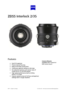 ZEISS Interlock 2/35的预览图像
