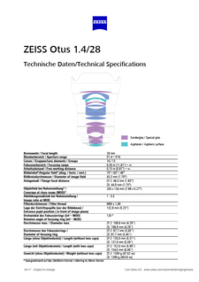 ZEISS Otus 1.4/28的预览图像