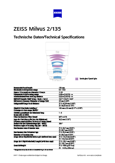 ZEISS Milvus 2/135的预览图像