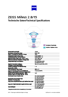 ZEISS Milvus 2.8/15的预览图像
