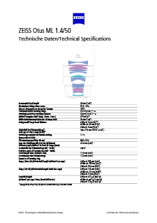 ZEISS Otus ML 1.4/50的预览图像