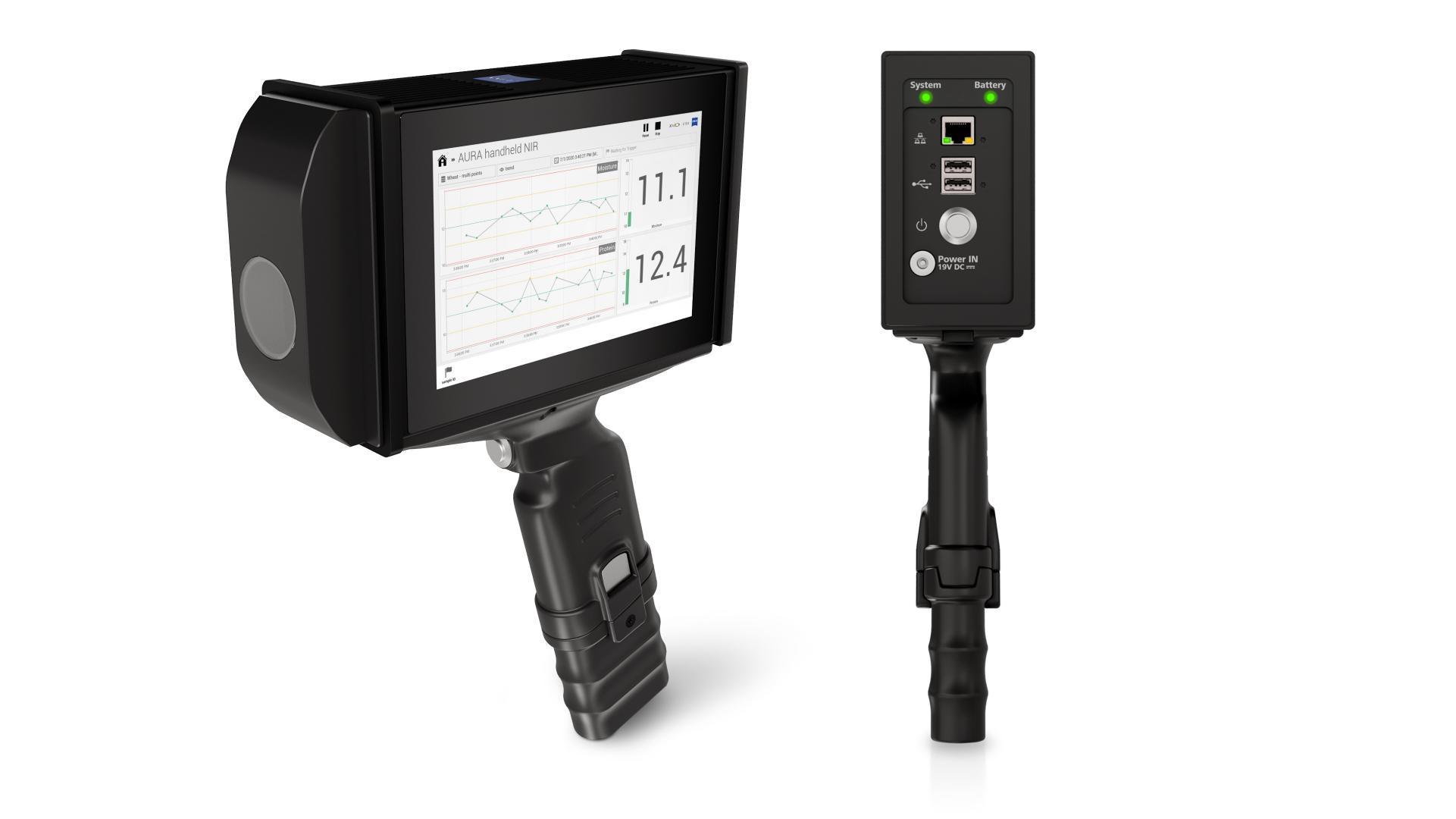 AURA®手持式NIR以及详细的组件说明